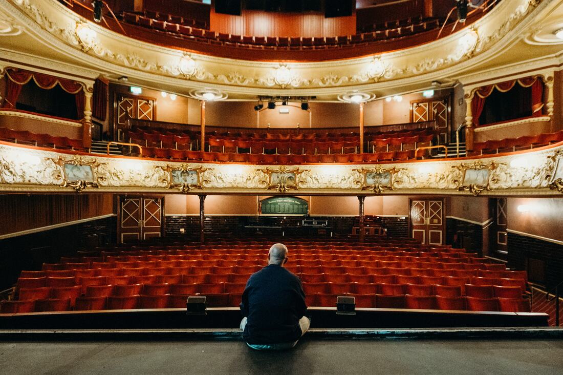 Before the doors open, Theatre Royal Wakefield.
