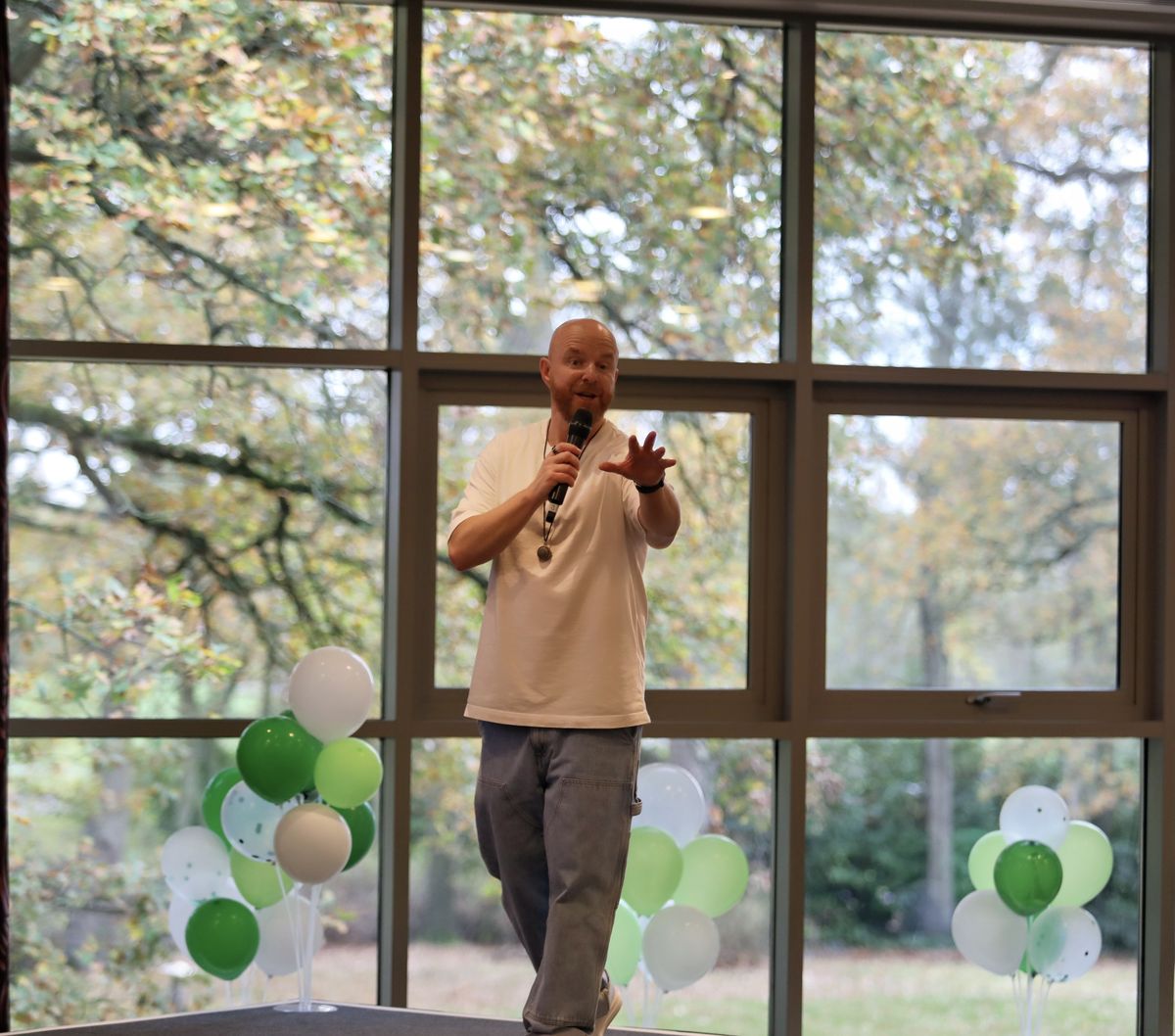 Speaking for Macmillan Cancer Support.