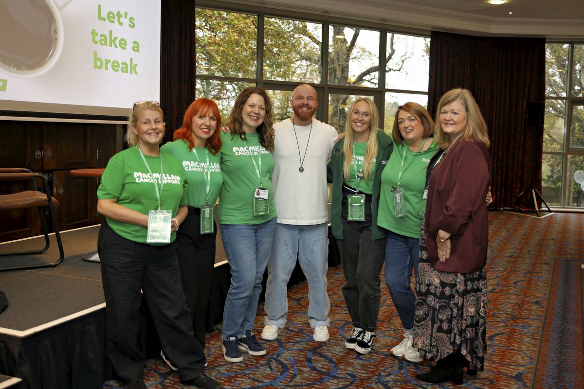 With the Macmillan Cancer Support team.